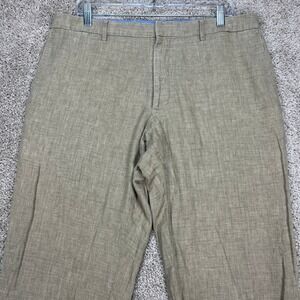 Banana Republic Classic Fit‎ Beige Linen Blend Dress Pants Men's 34x34